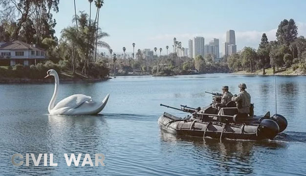 war 9 نقد و بررسی فیلم جنگ داخلی Civil War (2024)