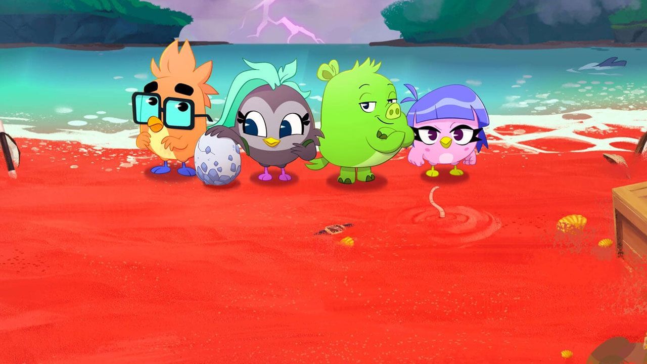 انیمیشن پرندگان خشمگین: جزیره رازآلود Angry Birds Mystery Island 2024 با دوبله فارسی